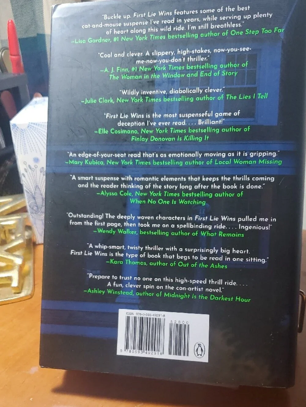 'First Lie Wins' Book By Ashley Elston